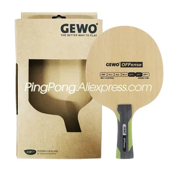 Лезвие/ракетка для настольного тенниса GEWO POWER OFFENSE (выкл.) из 5-слойного Дерева Оригинальная Бита/лопатка для пинг-понга GEWO