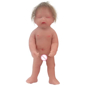 IVITA WG1735MNRH 4,72 дюйма 60 г 100% Полностью Силиконовая Кукла-Реборн Со Скелетом для девочек, Мини Реалистичные Игрушки для Детей, Рождественский подарок