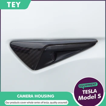 TEY Tesla Model 3 S X Поворотники Чехлы для камер из углеродного волокна ABS Модель 3 Защита для Tesla Model Три Аксессуары