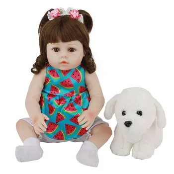 Куклы-реборны Реалистичная кукла для новорожденных Реалистичная виниловая девочка 19 