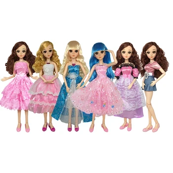 Модный Костюм, сменная одежда для кукольных игрушек Для 1/3 куклы BJD 60 см, Аксессуары для куклы Принцессы, Кружевное платье, детские игрушки, подарок для девочек