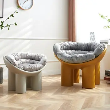 Скандинавский дизайнерский стул со слоновьей ножкой, модная мебель для Интернета, одноместный уличный диван, креативный пластиковый стул для отдыха с животными