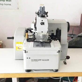 Хорошая цена подержанная промышленная швейная машина DURKOOP 558 с отверстием для пуговицы высокого качества